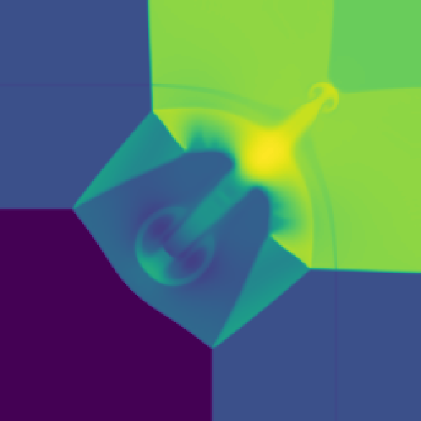 a representative image of a pyro simulation